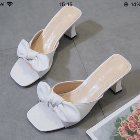 Guốc Nữ 5P Có Nơ Mẫu Mới Mã C11