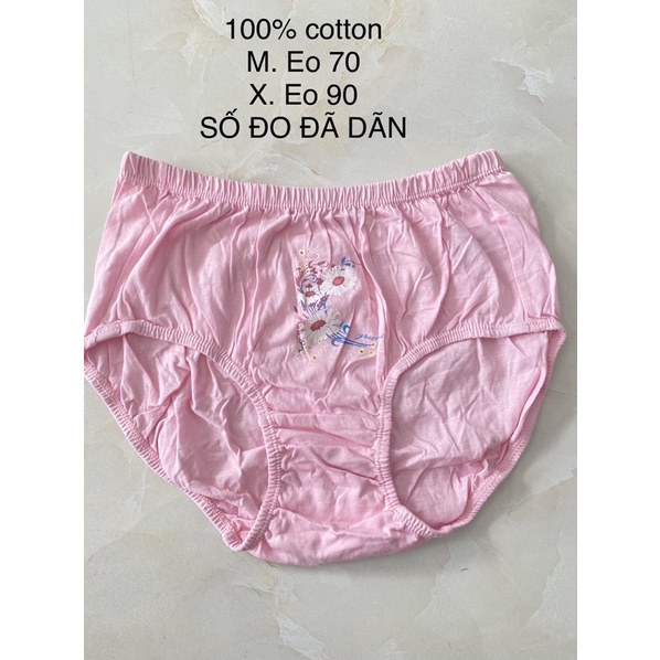 Quần lót chip nữ 100% cotton mỏng mát thấm hút mồ hôi xuất hàn vnxk bigsize women underwear