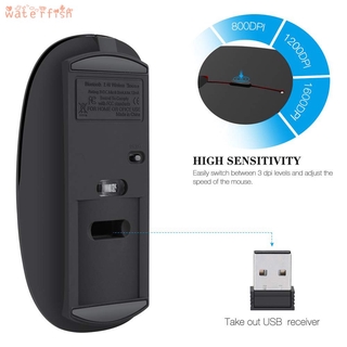 Chuột Quang Không Dây Siêu Mỏng Kèm Cáp Usb