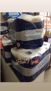 3 bịch giấy vệ sinh Watersilk 12 cuộn