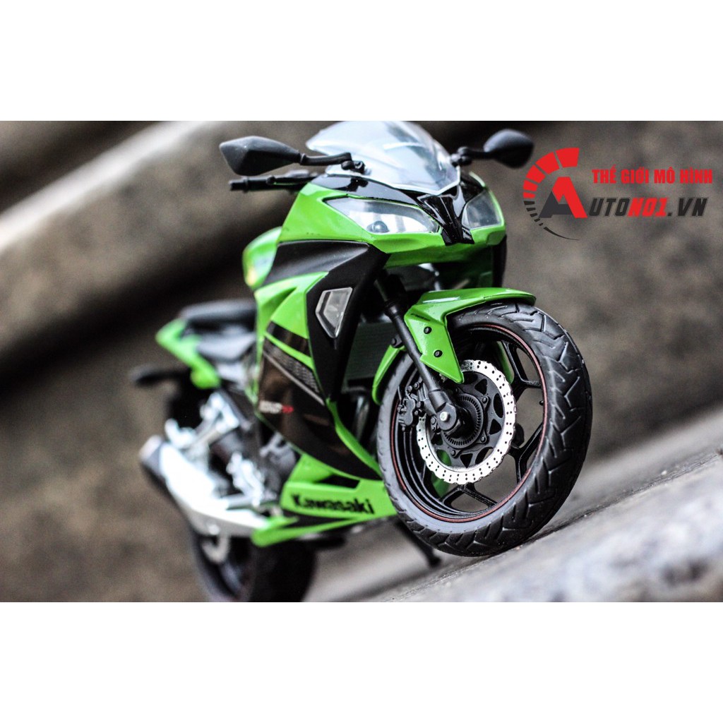 MÔ HÌNH KAWASAKI NINJA 300 GREEN 1:12 AUTOMAXX  5796