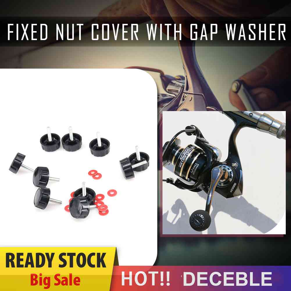 Set 10 Nắp Đậy Máy Câu Cá Kèm Ốc Vít Tiện Dụng