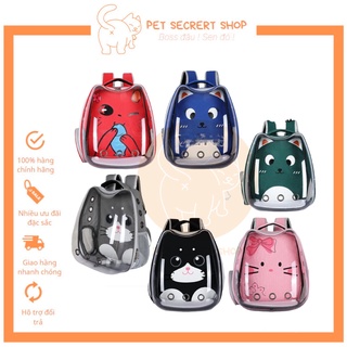 Balo tai mèo trong suốt cho chó mèo