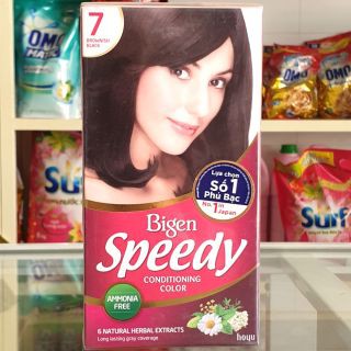 Thuốc nhuộm tóc thảo dược phủ bạc Bigen Speedy số 7