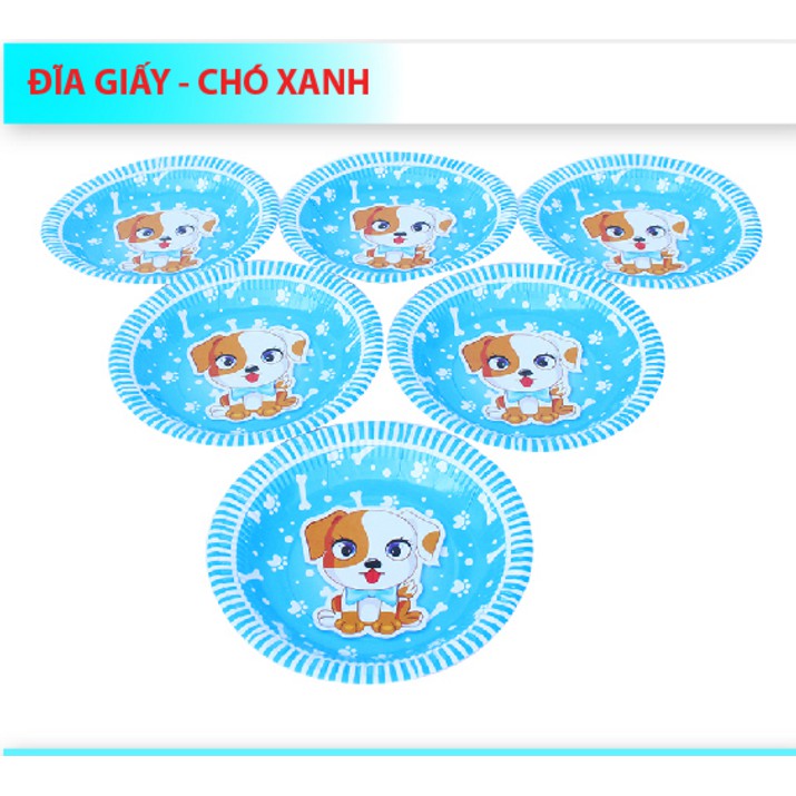 ĐĨA GIẤY (09 CHỦ ĐỀ) - BỘ 6 CHIẾC