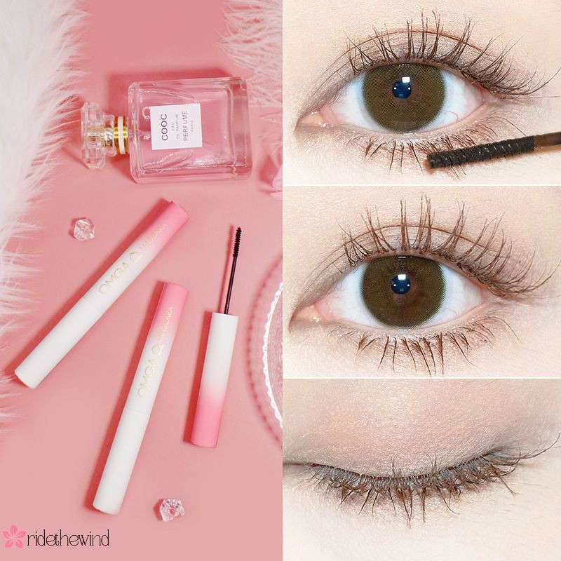 (Hàng Mới Về) Mascara Đầu Cọ Nhỏ Chống Mồ Hôi Không Nhòe Uốn Cong Làm Dày Lông Mi