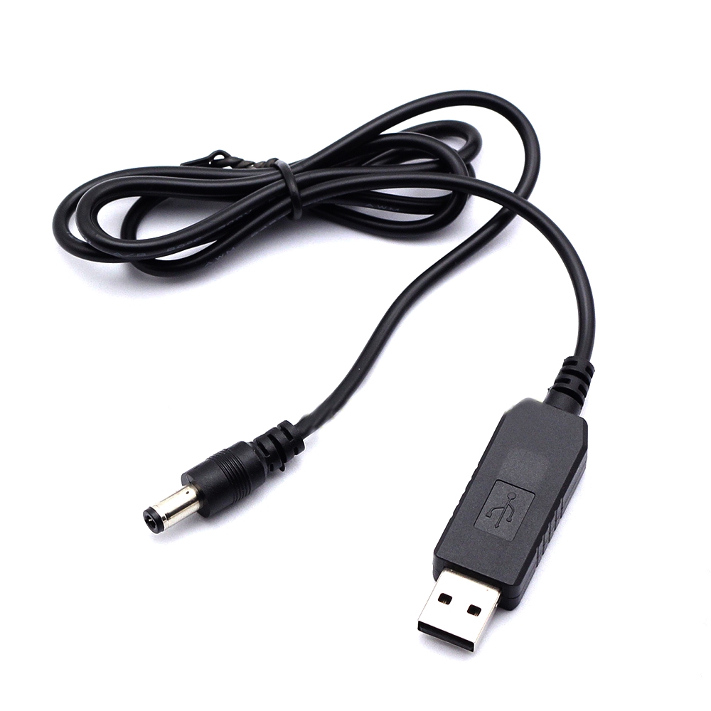 Cáp chuyển đổi sạc USB 5V qua 12V DC 5.5x2.1mm Jack cắm 5V đến 9V 12V DC-DC | BigBuy360 - bigbuy360.vn