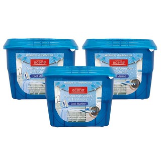 Combo 3 bình hút ẩm gió biển thơm mát Acana Hàn Quốc (15x9x12 cm)