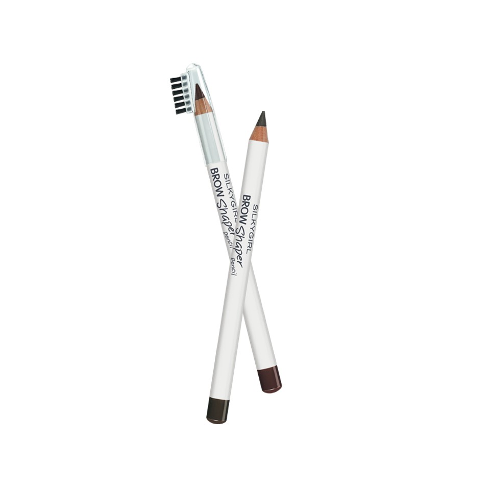 CHÌ MÀY KÈM CHỔI SILKYGIRL BROW SHAPER PENCIL-[Cocolux]