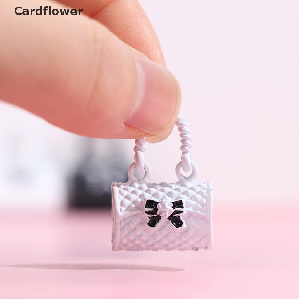 2 Túi Xách Mua Sắm Bằng Kim Loại 1 / 12 Cho Búp Bê