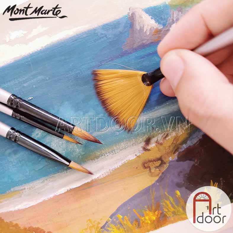 [ARTDOOR] Bộ cọ vẽ MONT MARTE Acrylic Gallery 4 cây (HS0010)