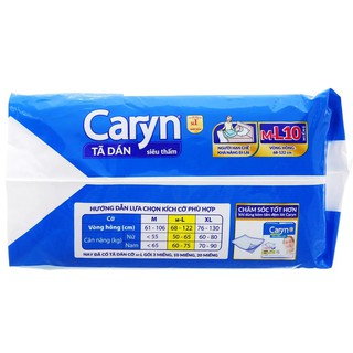 Tã dán Caryn siêu thấm (lẻ miếng & nguyên gói)