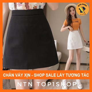 Chân Váy Trơn dạng chữ A ảnh thật NTN shop.