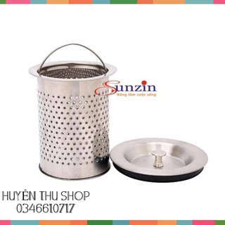 Combo chậu lọc rác và nắp chặn nước bồn rửa bát