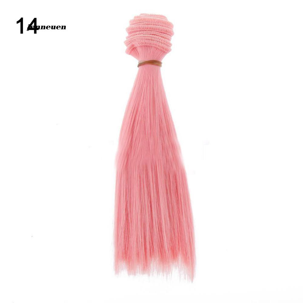 Bộ tóc giả thẳng dài 15cm cho búp bê