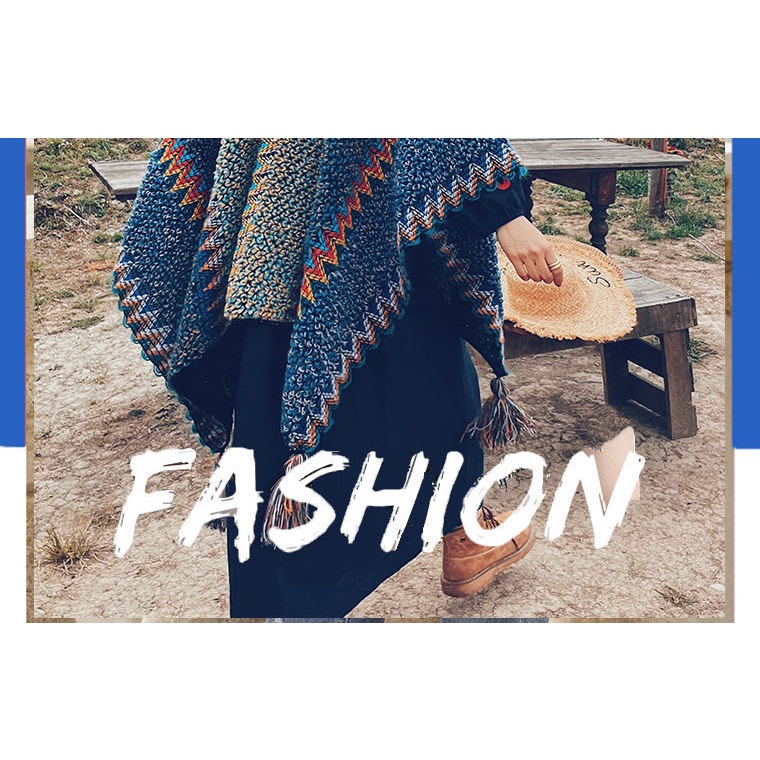 Áo Choàng Cardigan Dệt Kim Dày Phong Cách Dân Tộc Mới 2022