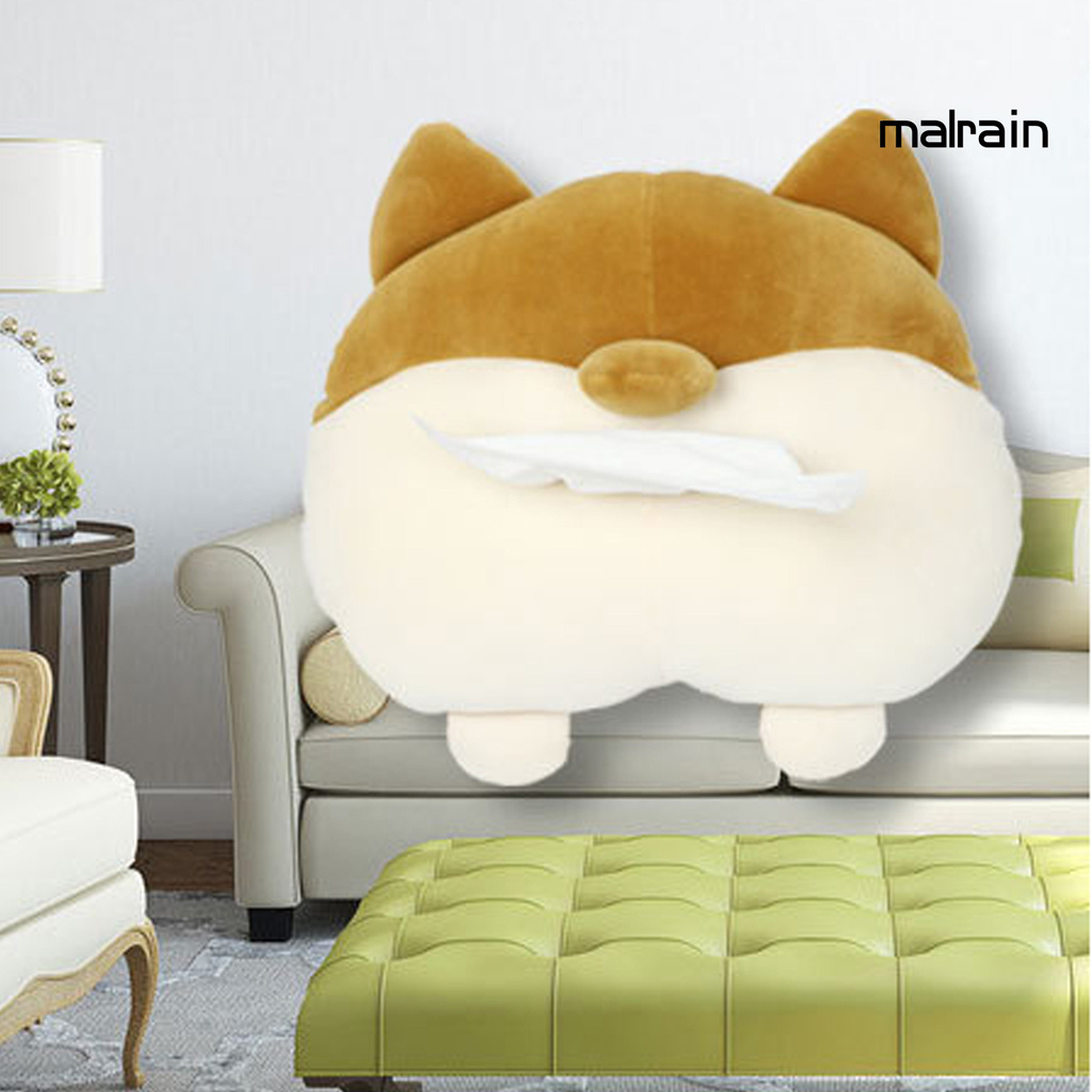 Túi Đựng Khăn Giấy Hình Động Vật Dễ Thương Cho Xe Hơi