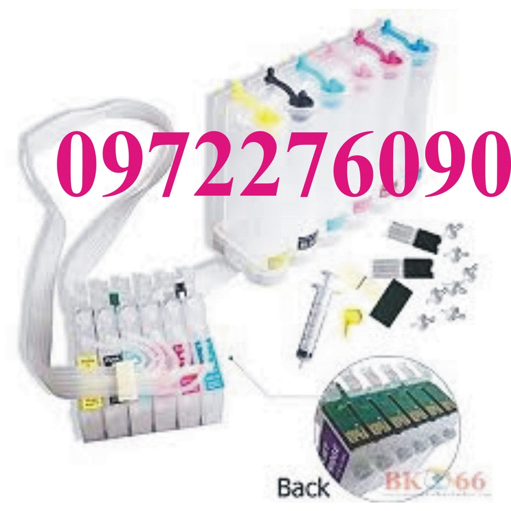Bộ tiếp mực ngoài 6 màu Epson T60 - epson 1390 đã có mực