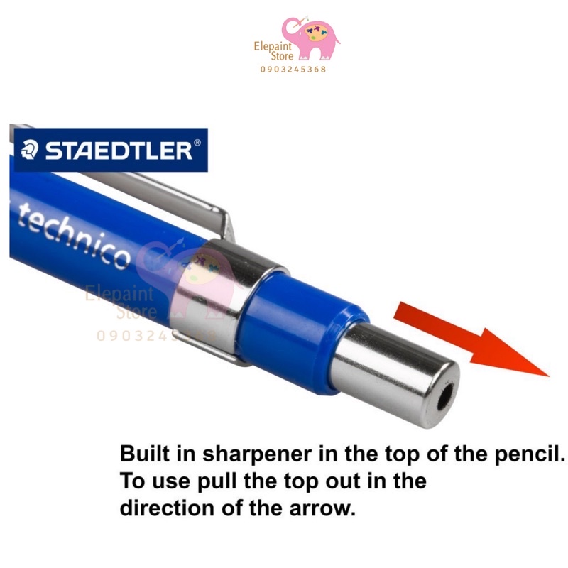 Bút kẹp lõi chì kỹ thuật 2mm STAEDTLER Mars Technico 780