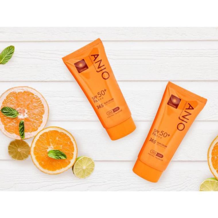 Kem Chống Nắng Anjo dưỡng ẩm, dịu nhẹ và bảo vệ da Professional SPF 50+PA+++ 365 Sun Cream 70g NPP Shoptido