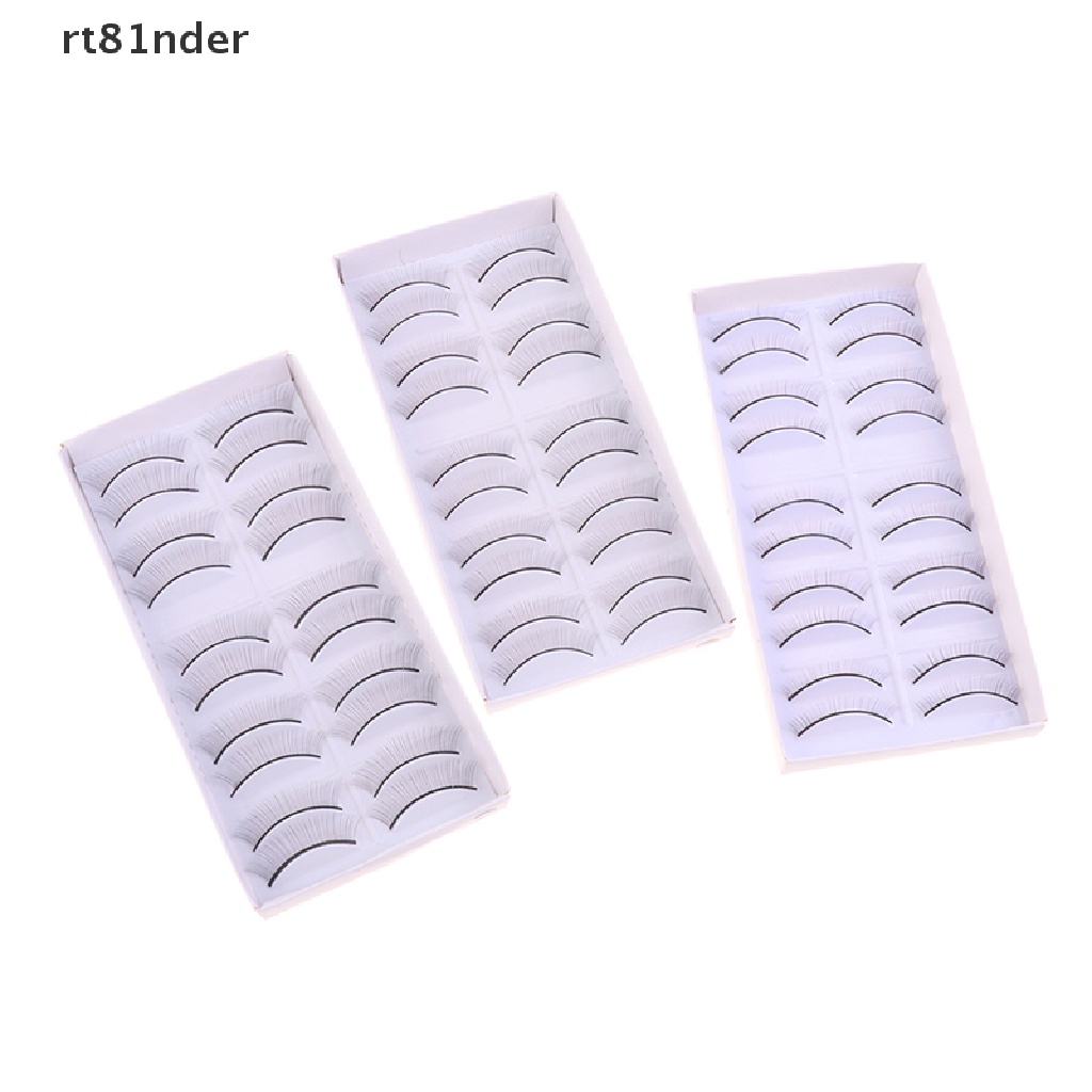 [Hàng mới về] Set 10 cặp lông mi giả luyện tập trang điểm tiện lợi