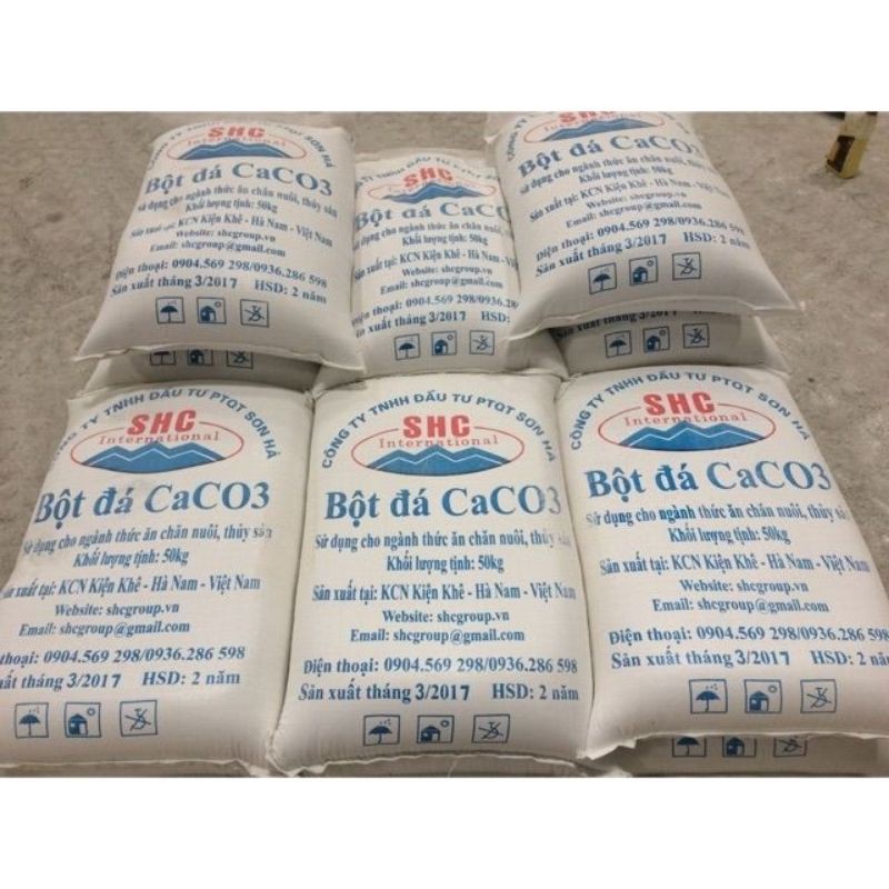 Bột đá Caco3  mẫu tùy theo đợt hàng