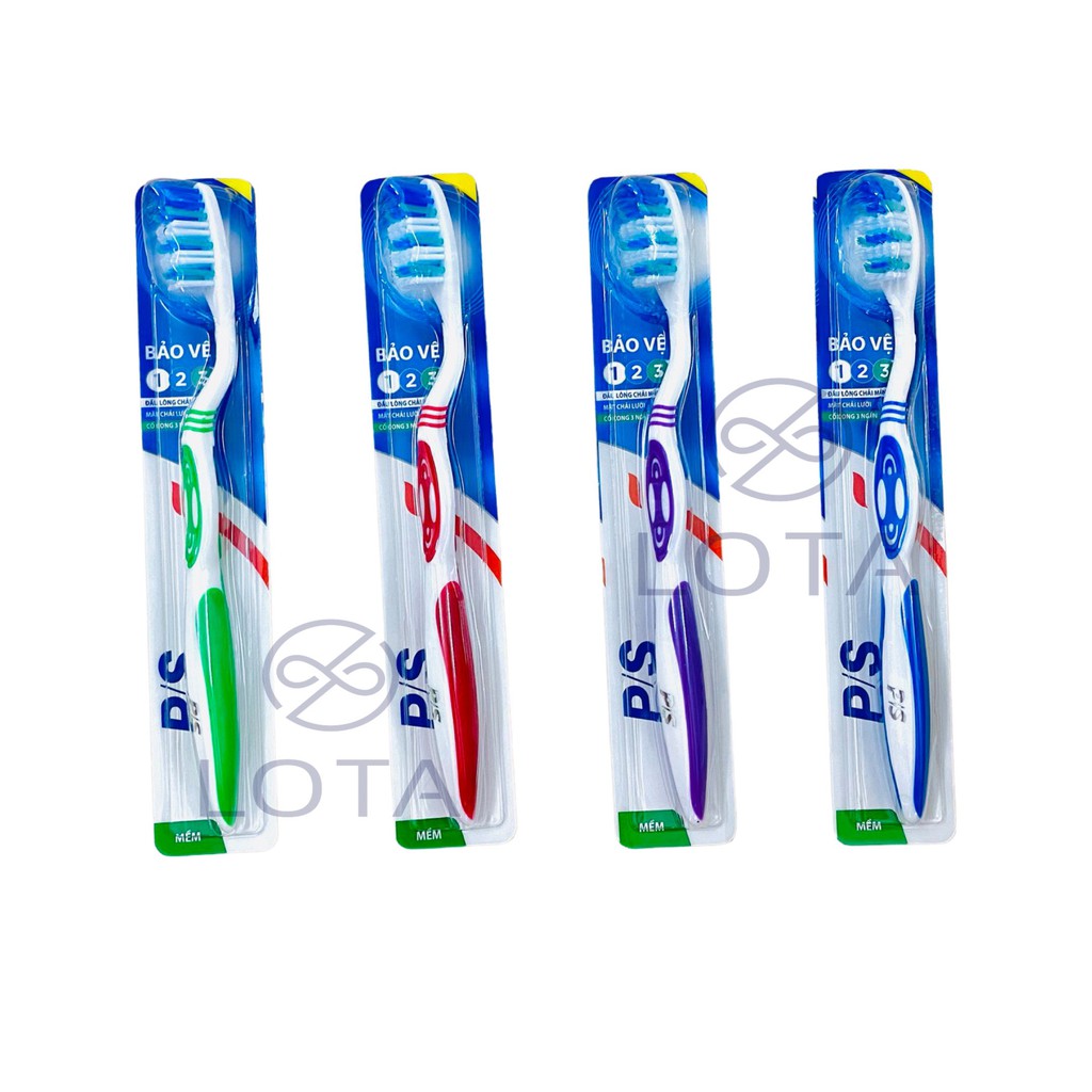 BÀN CHẢI ĐÁNH RĂNG PS SIÊU TIẾT KIỆM, chính hãng giá rẻ, tooth brush P/S, mọi lứa tuổi P.S