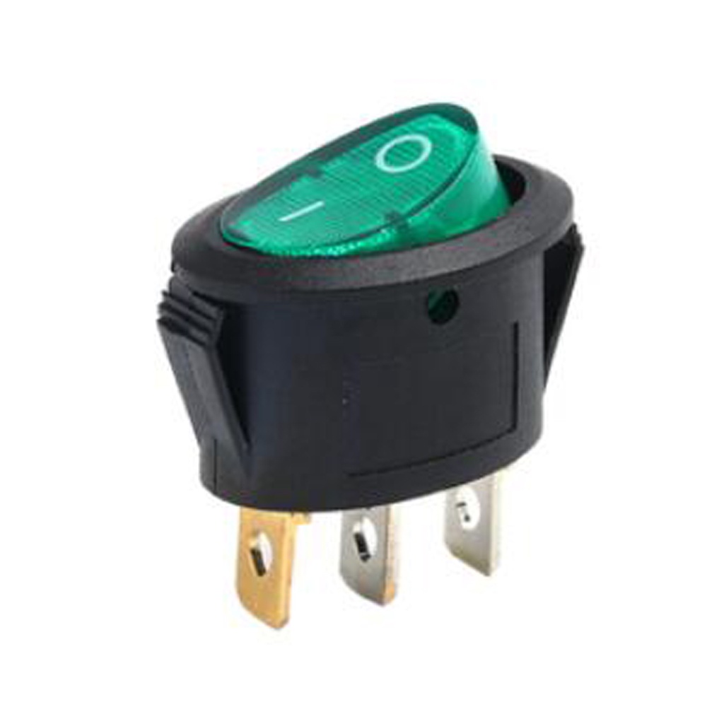 Set 5 công tắc tròn Kcd1-105 6a 250v Ac 10a/ 125v Ac 2 Pin On/ Off chuyên dụng