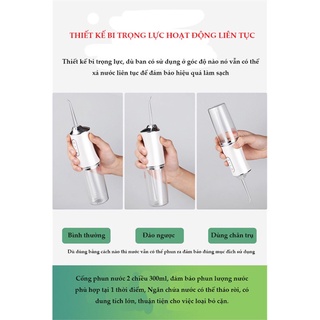 Tăm Nước Cầm Tay-Tăm Nước Vệ Sinh Răng Oral Irrigator - Công Nghệ Châu Âu [Bảo Hành 2 Năm] HH211