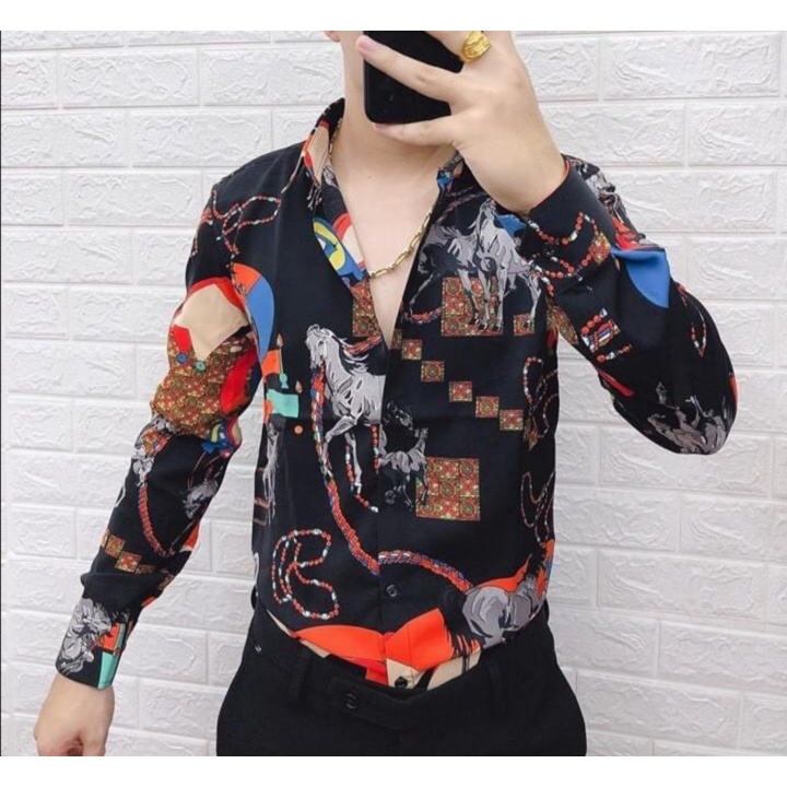 [SIÊU PHẨM]💥Áo sơ mi nam dài tay ❤️FREESHIP❤️ áo sơ mi kiểu hàn quốc họa tiết đẹp chất lụa thời trang cao cấp siêu đẹp | BigBuy360 - bigbuy360.vn