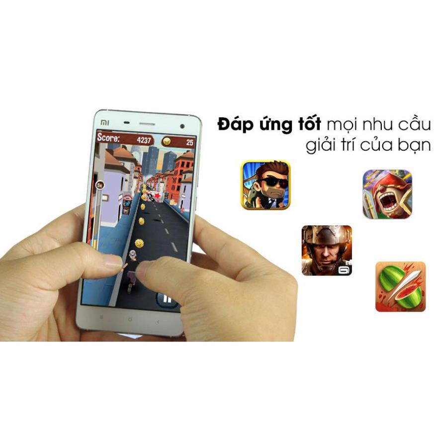 điện thoại Xiaomi Mi 4 - Xiaomi Mi4 Chính Hãng ram 4G/16G, Màn hình: IPS LCD, 5&quot;, Full HD, CPU: Snapdragon 801 4 nhân