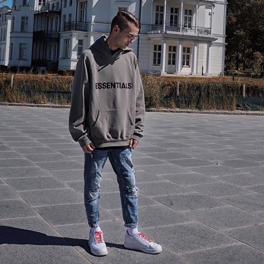 Áo hoodie nam nữ BASIC MAN form rộng vải nỉ có mũ chùm đầu 2 lớp - AHD BM 002