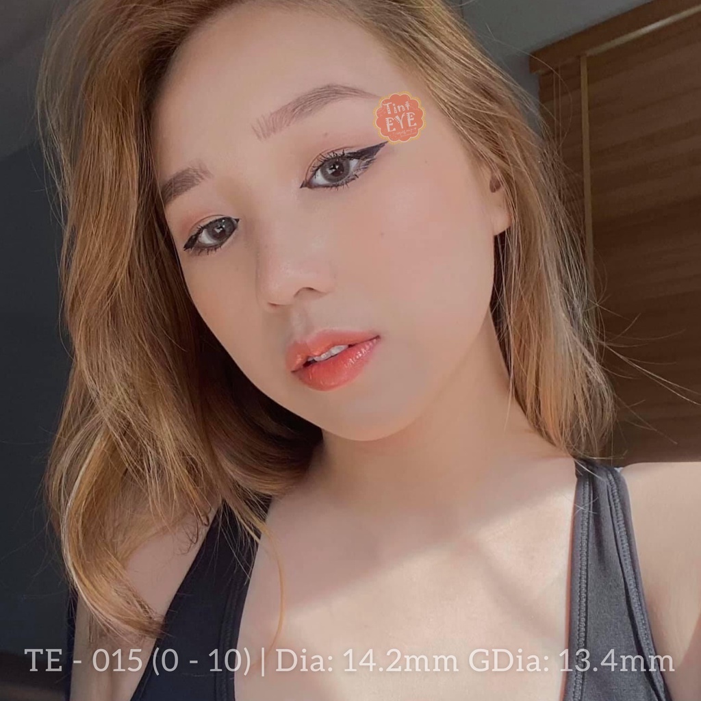 Lens cho Mắt Thở Angelina Grey 0 - 10 độ