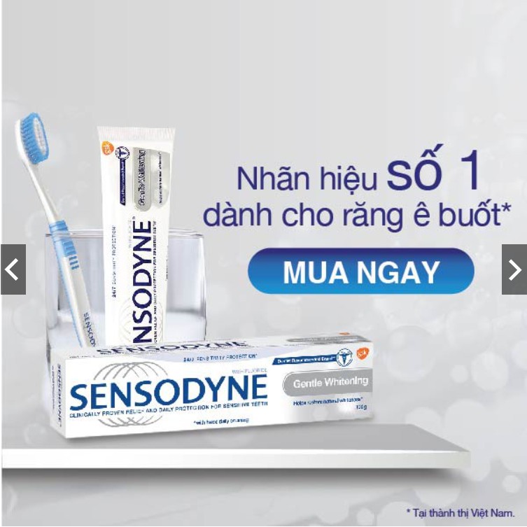 Kem đánh răng Sensodyne Gentle Whitening/ Multi Care 100gr