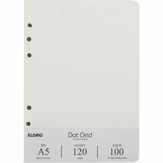 Ruột giấy refill sổ còng Dot Grid A5 - 100 tờ; MS: 997