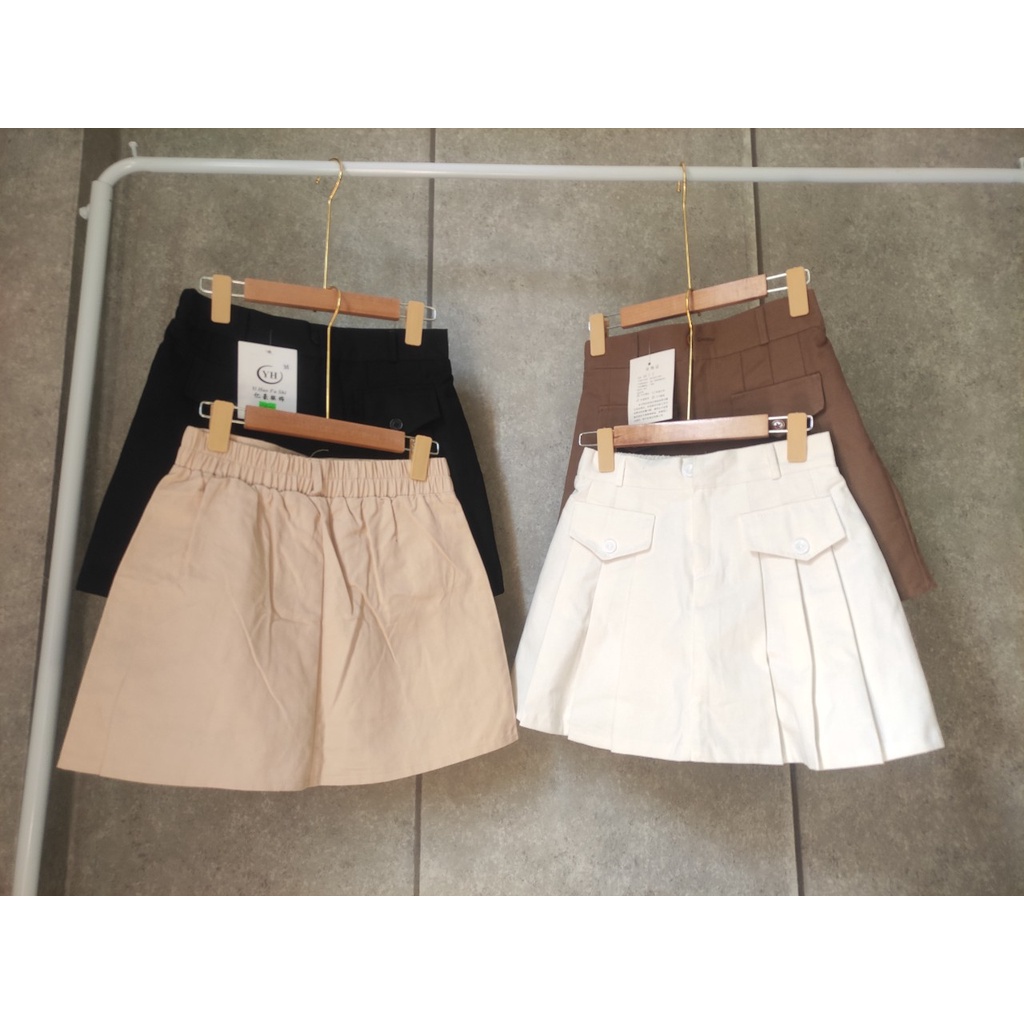 Chân Váy Kaki Xếp Ly Có BIGSIZE ⚡Chân Váy Kaki Dày Dặn Có Lớp Lót Mặc Siêu Xinh