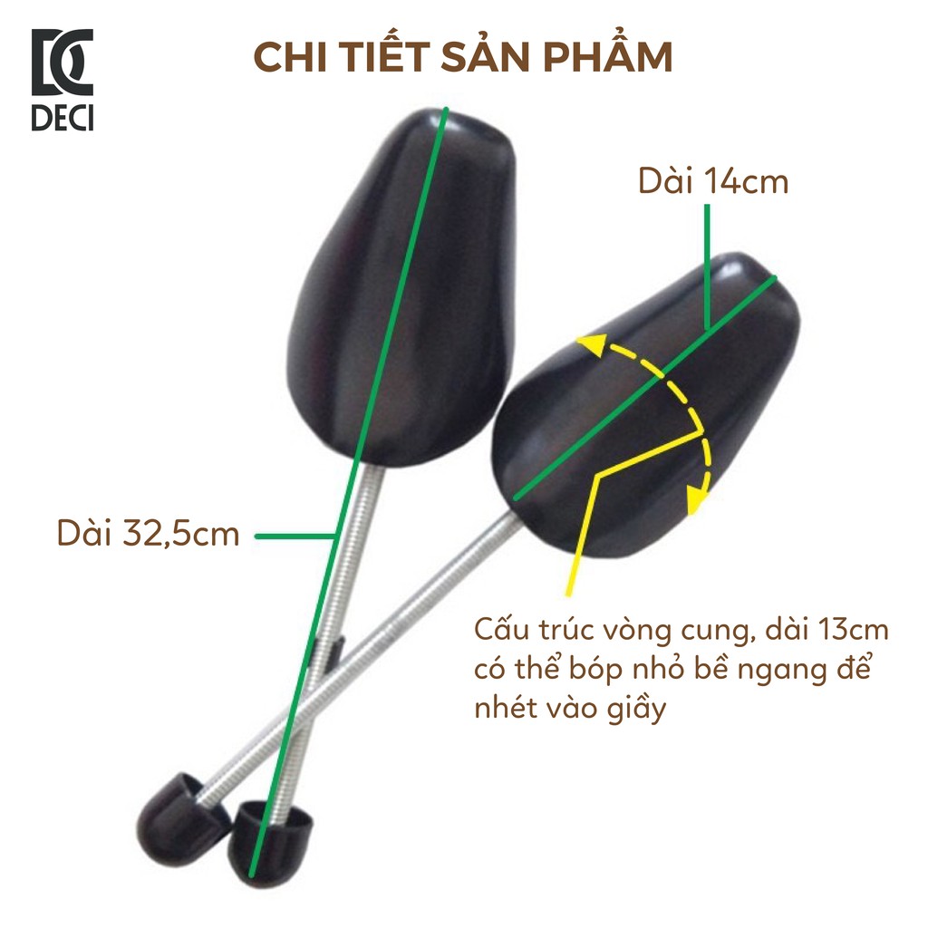 Cây giữ form Giày DECI nhựa cao cấp tuỳ chỉnh size tuỳ ý - Shoe tree