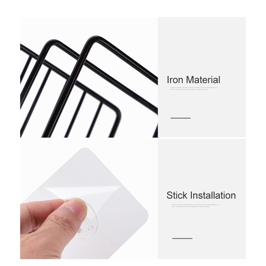 Giá sắt dán góc tường để đồ dùng tiện dụng