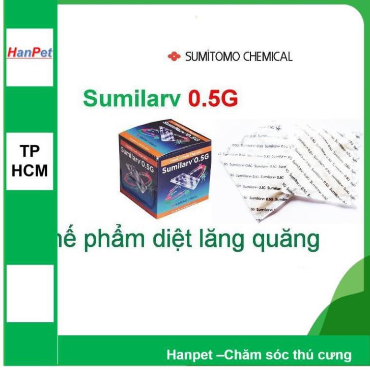 Hanpet.GV- (combo 2 gói- mỗi gói 5gr) Thuốc diệt lăng quăng (bọ gậy- ấu trùng muỗi) Sumilarv 0.5G của Sumimoto- Nhật (