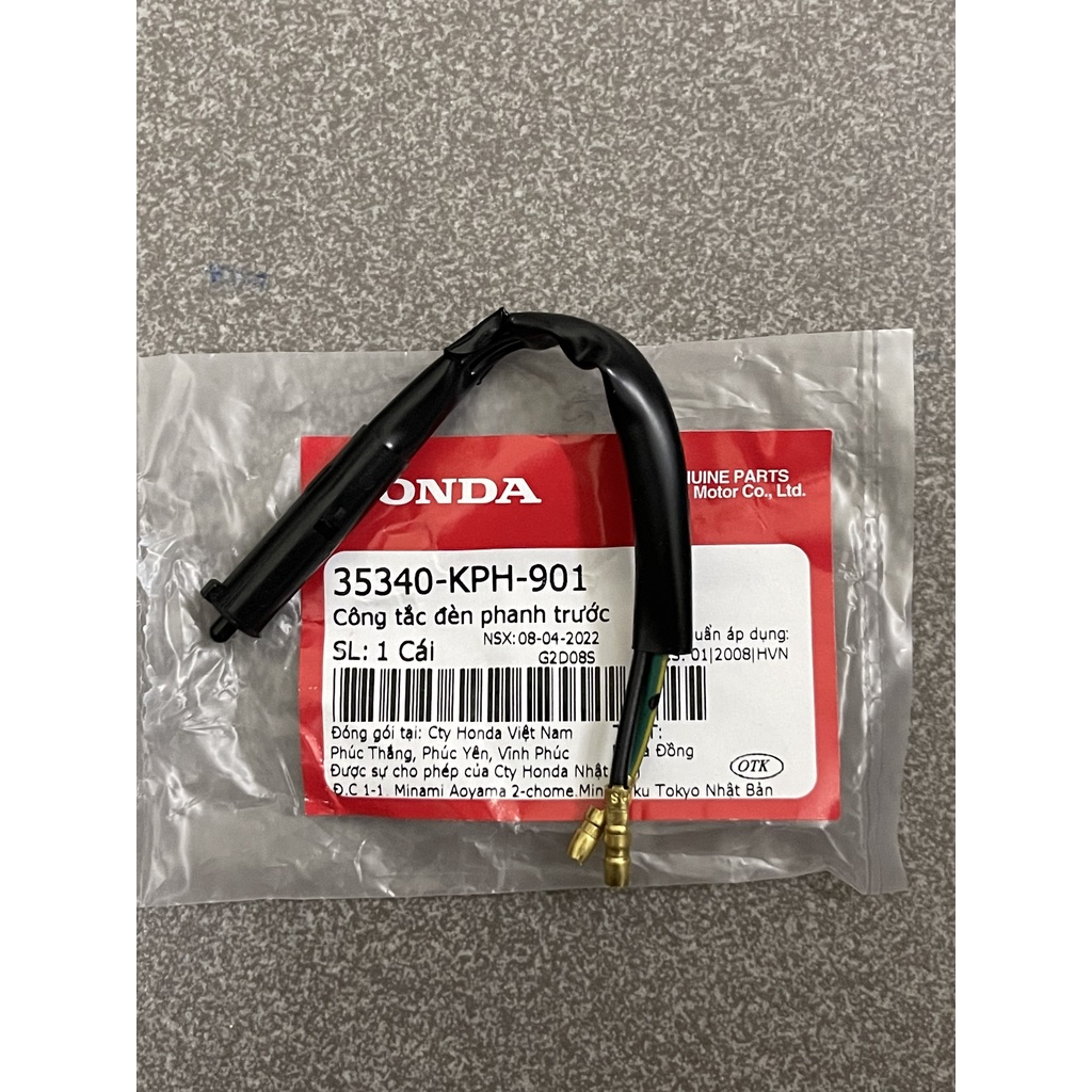 Công tắc đèn phanh trước xe wave nhỏ future neo thắng đùm 35340KPH901 hàng chính hãng