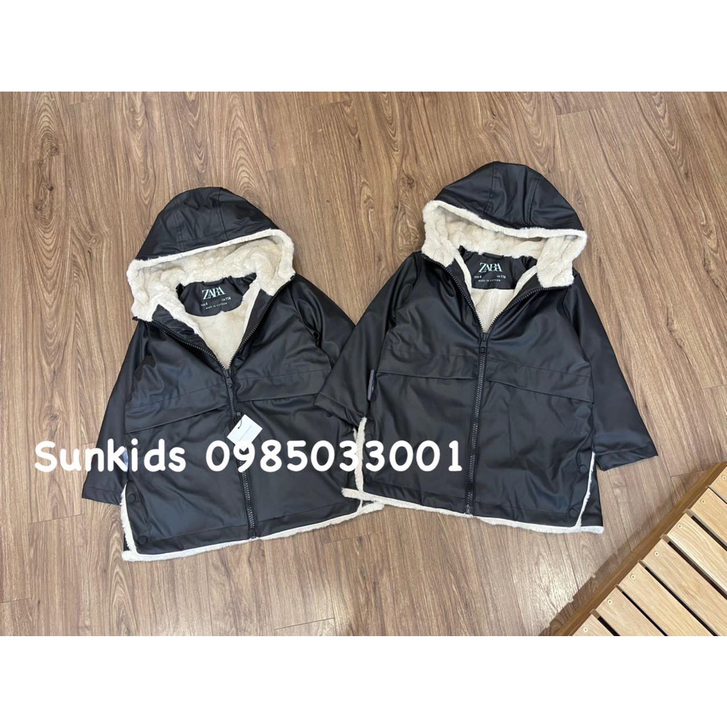 Áo khoác thu đông bé gái ZR Rain Coat đen
