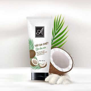 Tẩy tế bào chết sợi dừa non