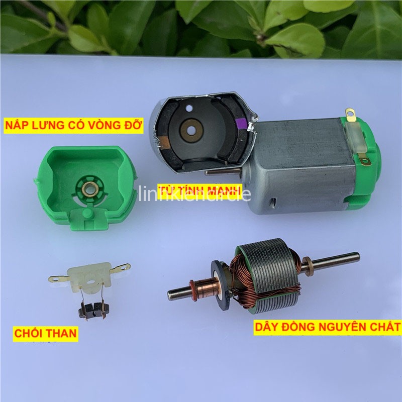 Motor 130 tốc độ cao từ tính mạnh ECO motor chất lượng cao 3v - 6v tốc độ 30000 RPM cho xe điều khiển - LK0306