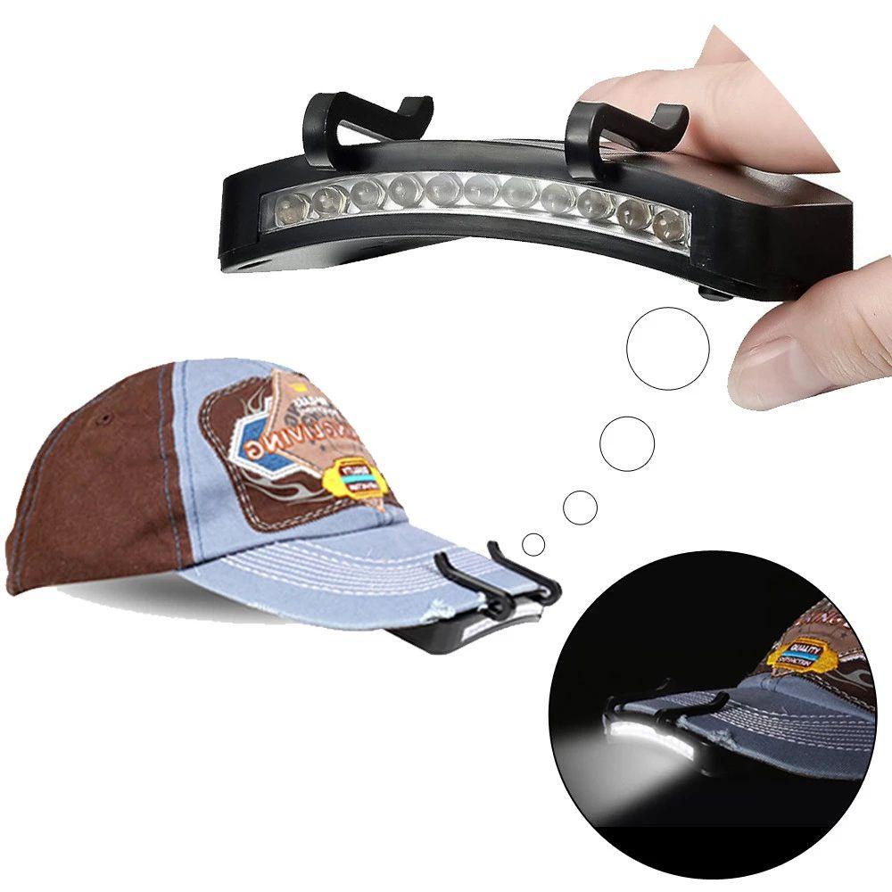 ESPO Đèn LED 11 Bóng Siêu Sáng Gắn Mũ Lưỡi Trai Cho Hoạt Động Ngoài Trời