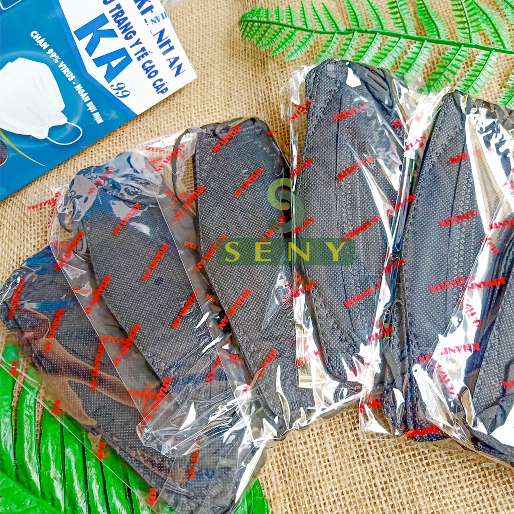 Combo 5 hộp khẩu trang 4d mask 4 lớp kháng khuẩn KA99 Khánh An hộp 30 cái bảo vệ hô hấp _ x5KAKA99O