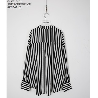 Q430220 ÁO SƠ MI NỮ FORM DÀI