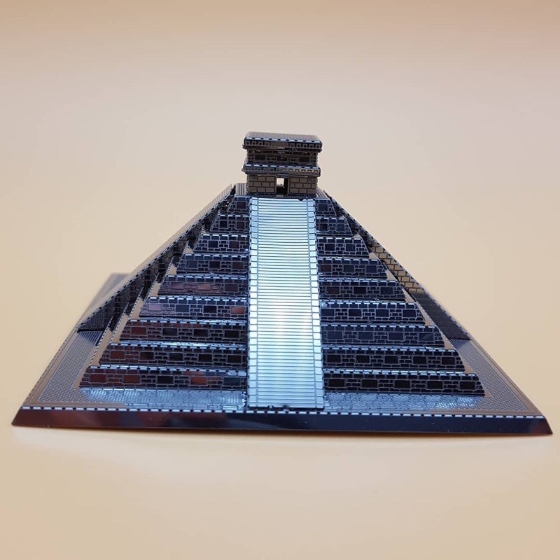 Mô Hình 3D Kim Loại Kim Tự Tháp Maya