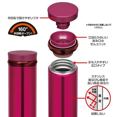 Bình giữ nhiệt cao cấp Nhật Bản Thermos JNO-501 500ml