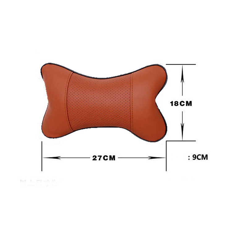 Gối tựa đầu trên xe ô tô xe hơi - Gối đầu chống đau mỏi gáy - Gối ô tô chất liệu da cao cấp