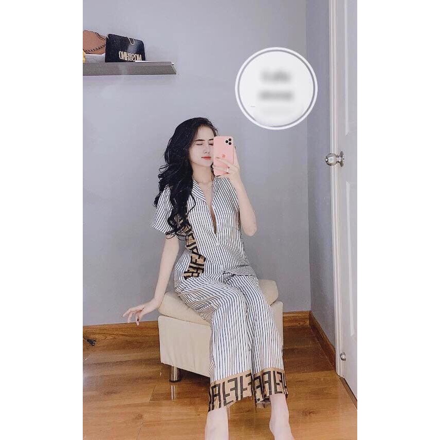 pizama cộc đùi họa tiêt fd